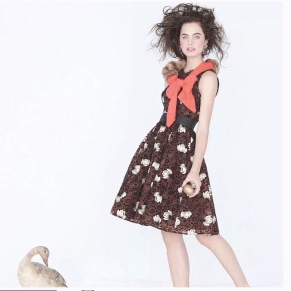 NWOT Tracy Reese Chrysanthemum Tea Dress - Picture 2 of 12